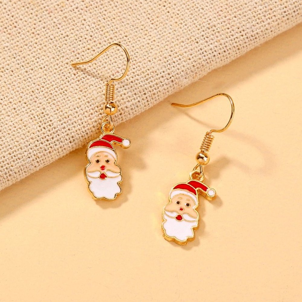 Santa Earrings